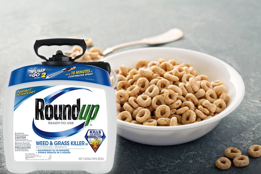 Glyphosate found in cereal