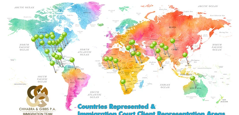 Countries and Clients Represented