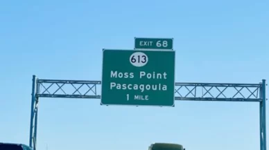 18-Wheeler Wreck on I-10 Bridge, Pascagoula River