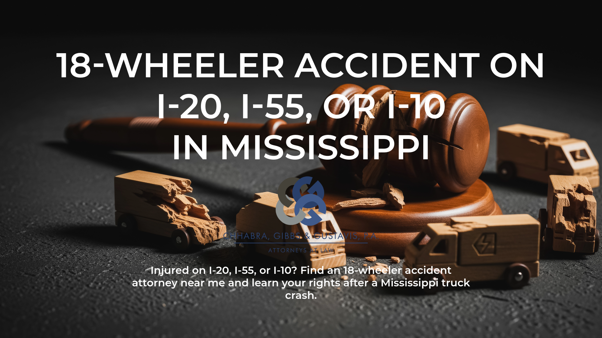 18-Wheeler Accident on I-20, I-55, or I-10 in Mississippi