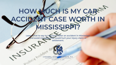 What NOT to Say to Insurance After a Mississippi Car Accident