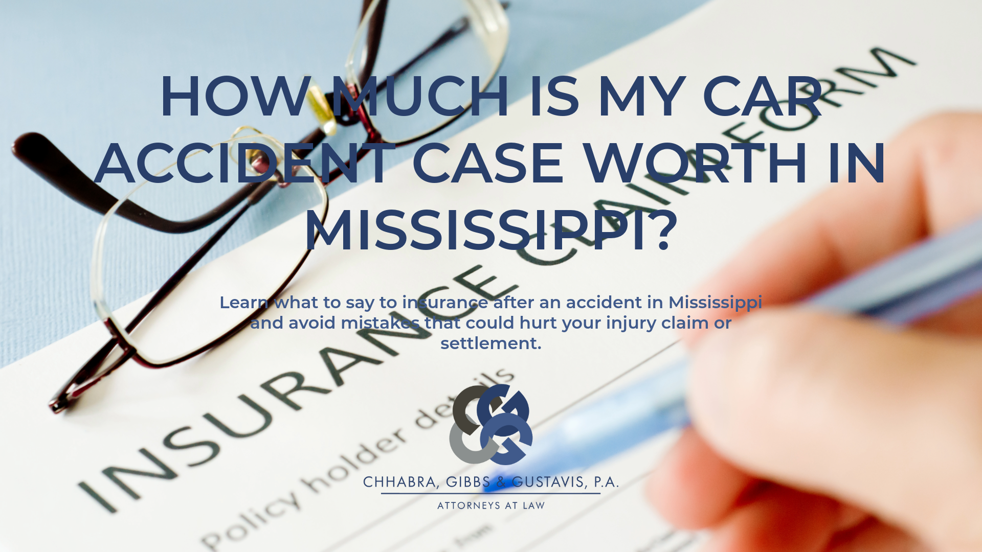 What NOT to Say to Insurance After a Mississippi Car Accident