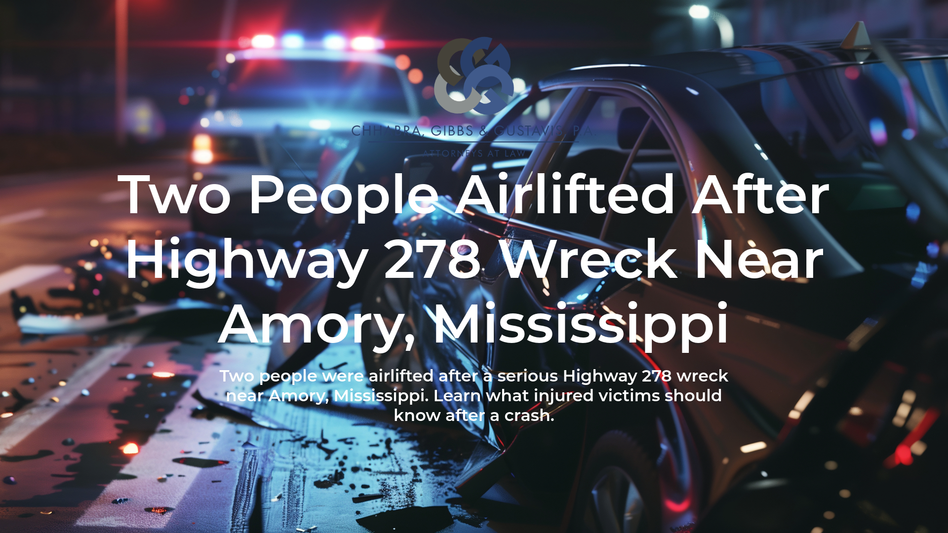 Two People Airlifted After Highway 278 Wreck Near Amory, Mississippi