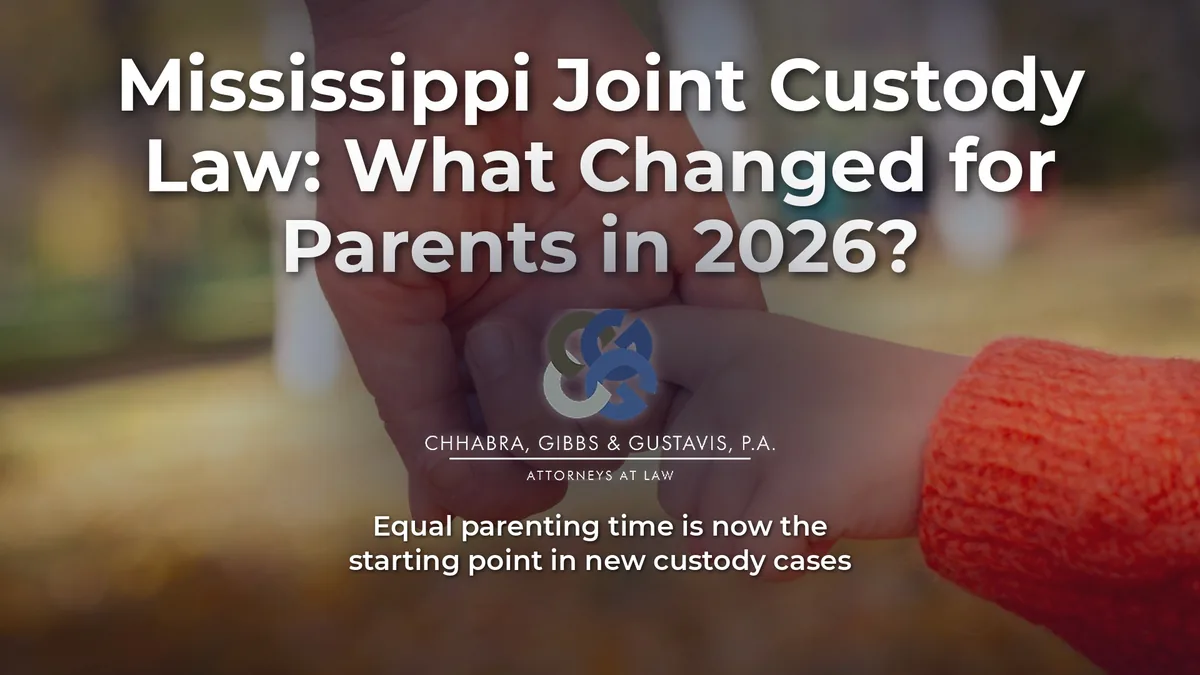 Mississippi Joint Custody Law: What Changed for Parents in 2026?