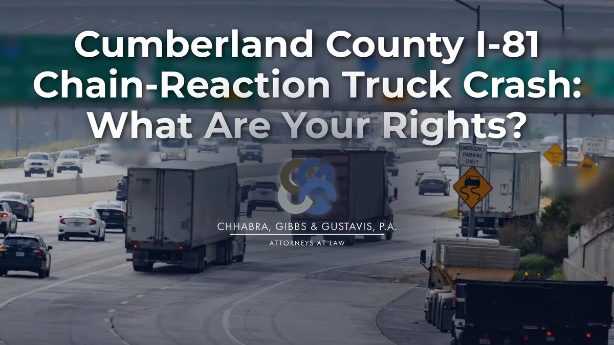 Cumberland County I-81 Chain-Reaction Truck Crash: What Are Your Rights?